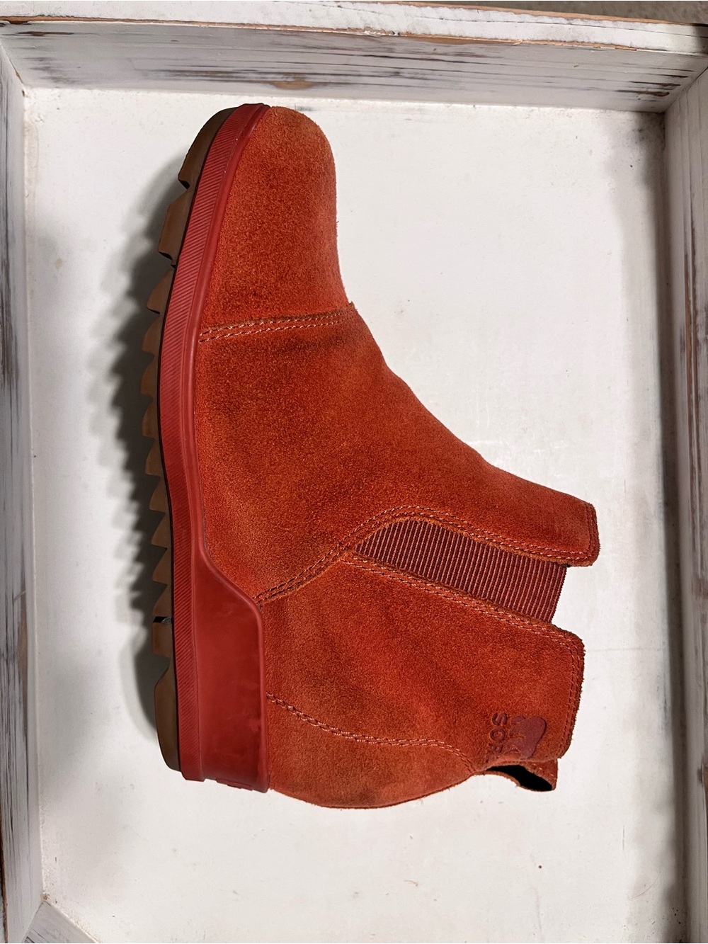 Sorel Men's Chukka Boot in Burnt Orange Suede